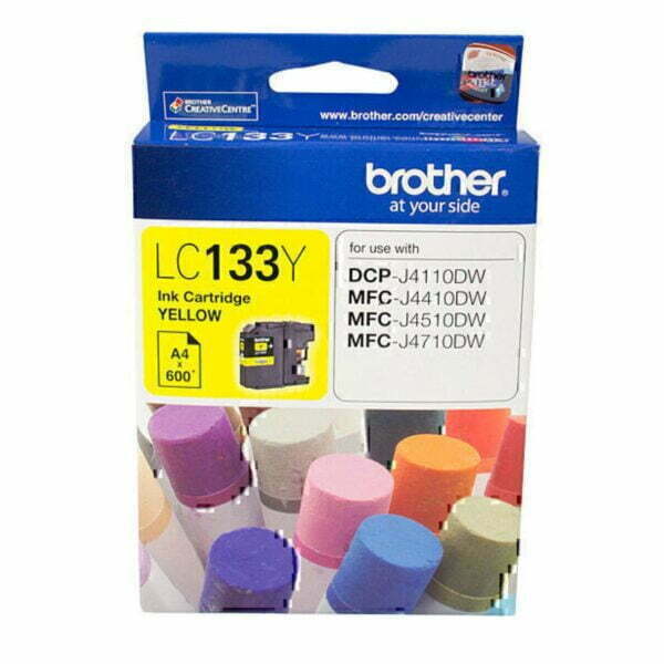Brother LC133 Yellow Ink Cartridge