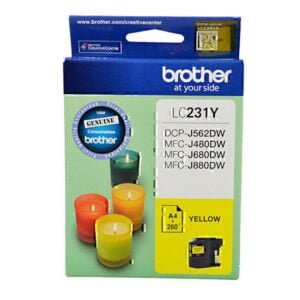 Brother LC231 Yellow Ink Cartridge