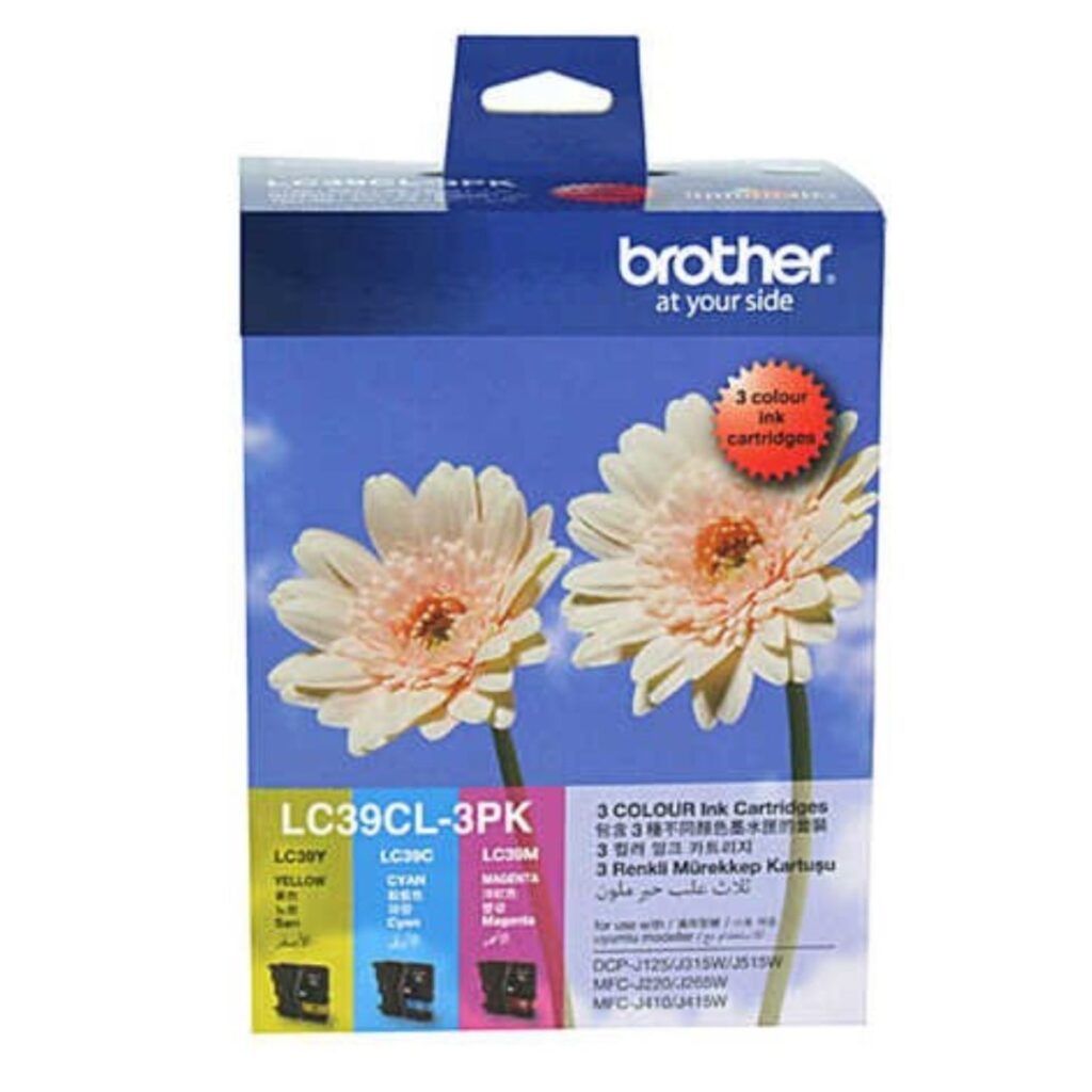 Brother LC39 Colour Cartridge Trio Pack