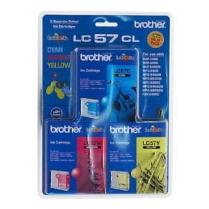 Brother LC57 Colour Cartridge Pack
