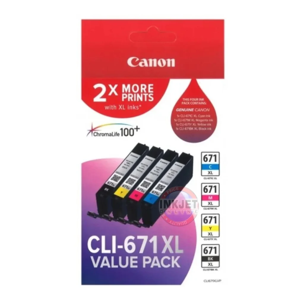 Canon CLI-671xl Value Pack CLI671XLVP