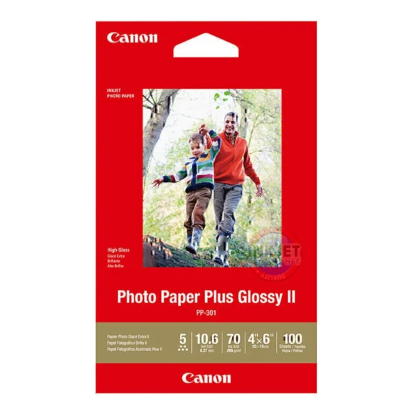 Canon Glossy Paper PP301 4x6 Pk 100