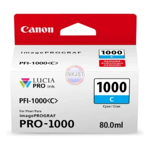 Canon PFI-1000 Cyan Cartridge