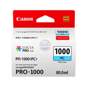 Canon PFI-1000 Photo Cyan Cartridge