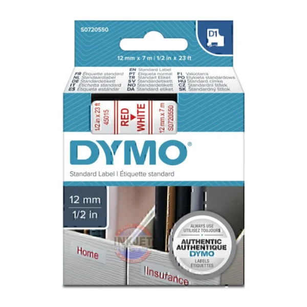 Dymo D1 Tape 12mmx7m 45015 S0720550