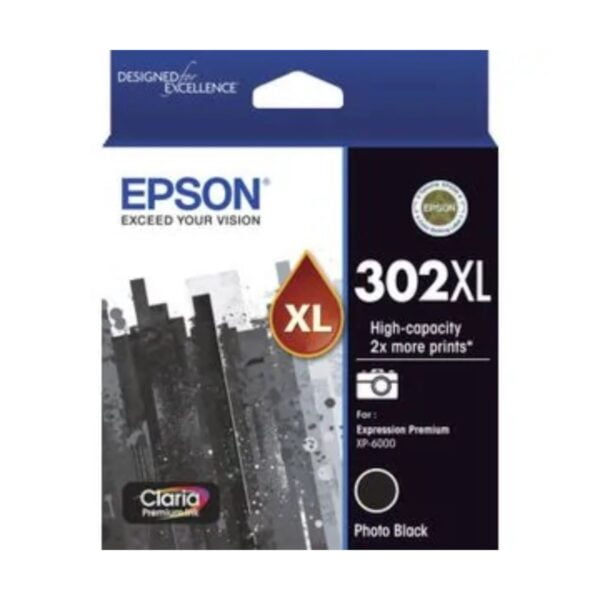 Epson 302xl Photo Black Cartridge