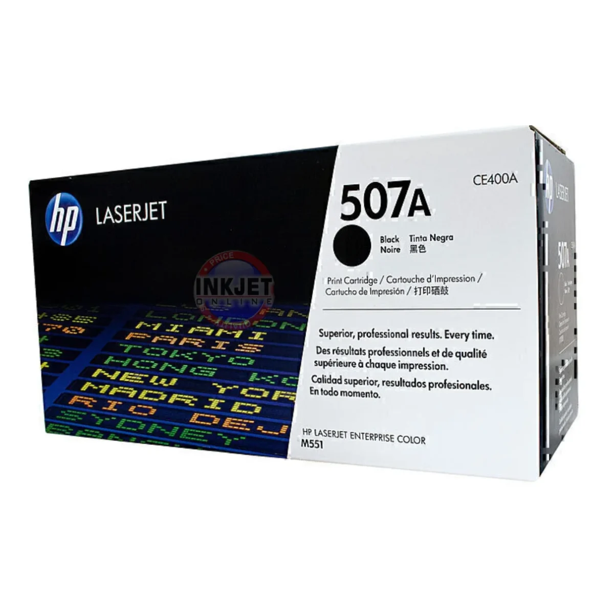 HP 507A Black Toner Cartridge – CE400A – Inkjet Online