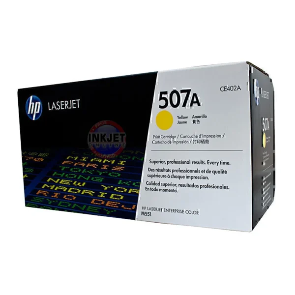 HP 507A Yellow Cartridge CE402A
