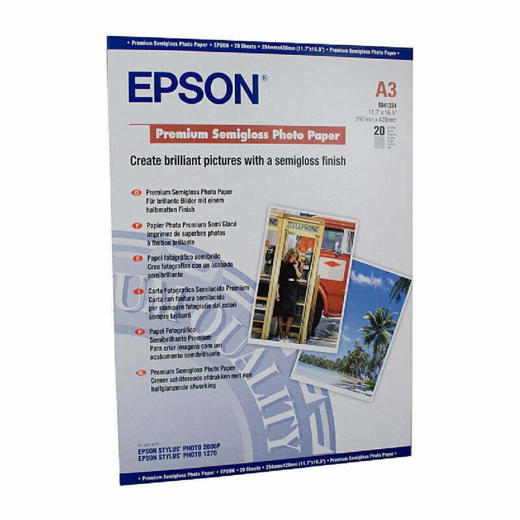 Epson A3 Semi Gloss Paper SO41334