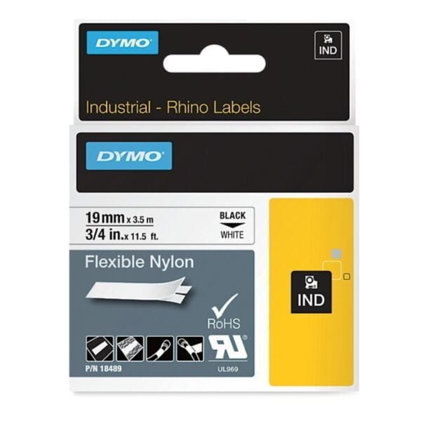 Dymo Rhino Flexible Nylon Tape 19mm 18489