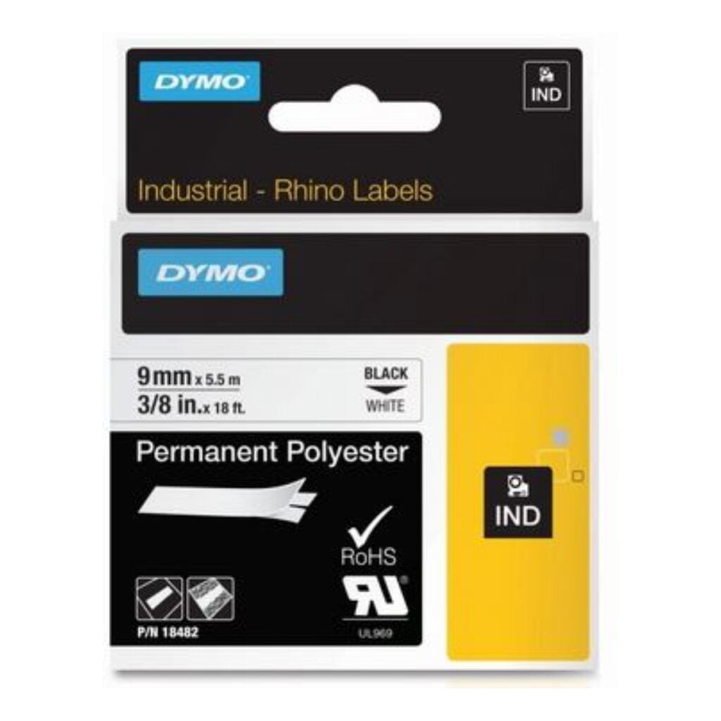 Dymo Rhino Polyester Tape 9mm 18482