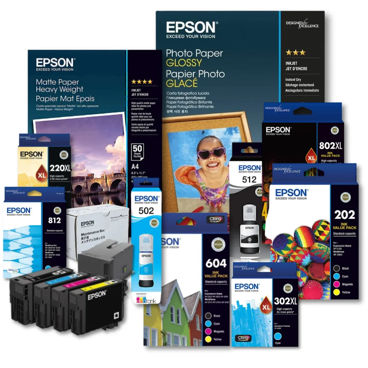 Epson Ink Cartridges, EcoTank Refills & Supplies – Inkjet Online
