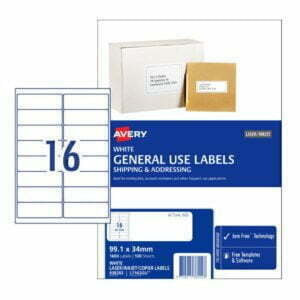 Avery 16up General Use Labels 938202 L7162GU