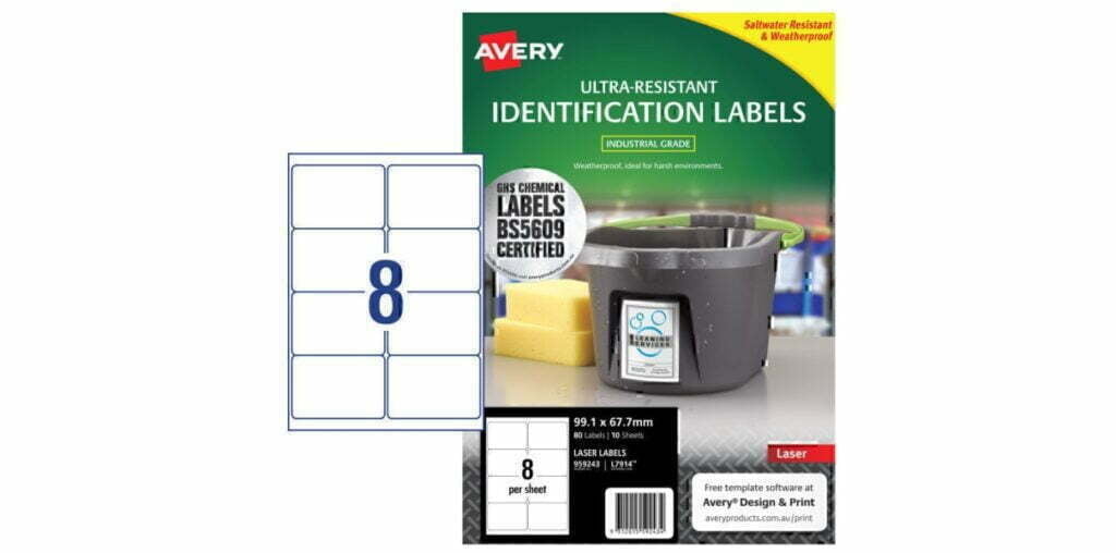 Avery 959243 Heavy Duty Labels