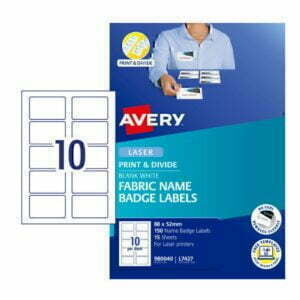 Avery Fabric Name Badge Labels 980040