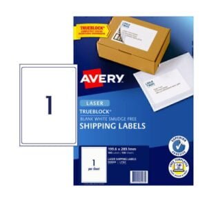 Avery Laser Labels 1up 959009