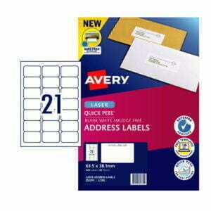 Avery Laser Labels 21up 952000