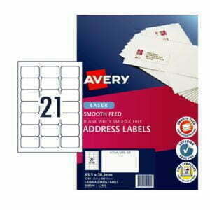 Avery Laser Labels 21up 959090
