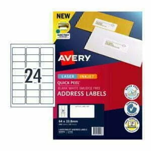 Avery Laser Labels 24up 959418