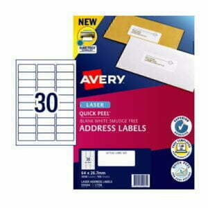 Avery Laser Labels 30up 959062