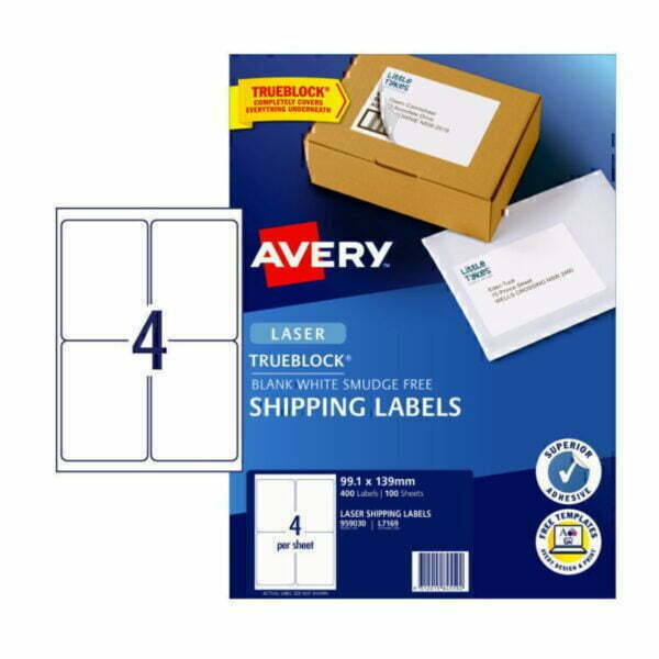 Avery Laser Labels 4up 959030