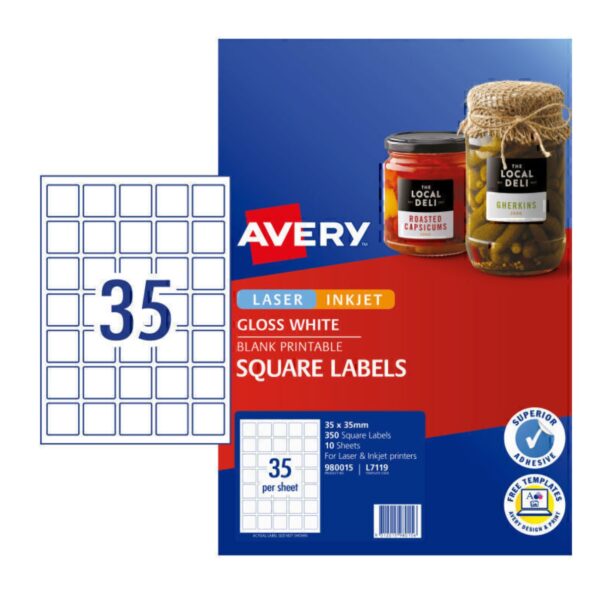 Avery Square Labels 980015