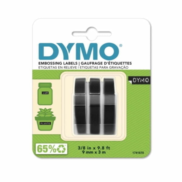 Dymo Embossing Tape Black