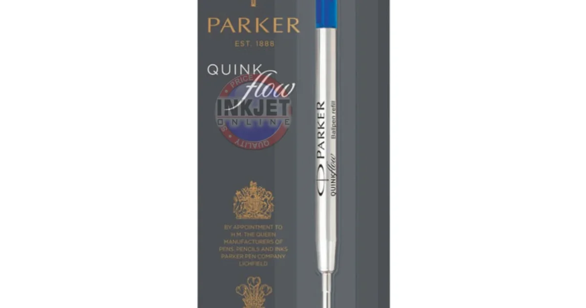 Parker Quinkflow Ballpoint Refill Fine Blue Inkjet Online Inkjet Online Printer Inks and