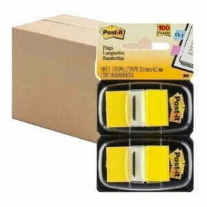 Post-It Flags Yellow 25x43mm 2Pack Box6 70071206018