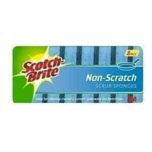 Scotch Brite Scrub Sponge Non Scratch Pack 8
