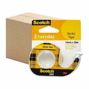 Scotch Sticky Tape 502 Dispenser 18mmx25m Pk12