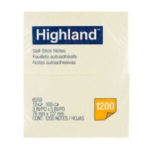 Highland 76 x 127mm Yellow 70005018885