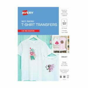 Avery T-Shirt Transfer Paper White 70580