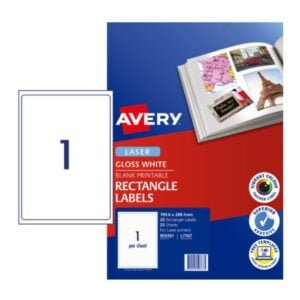 Avery White Gloss Label 959767