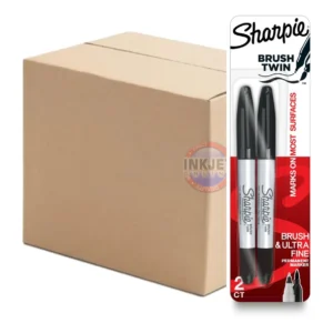 Sharpie Brush Ultra Fine Twin Tip Markers Pk2 Bx6 2152698