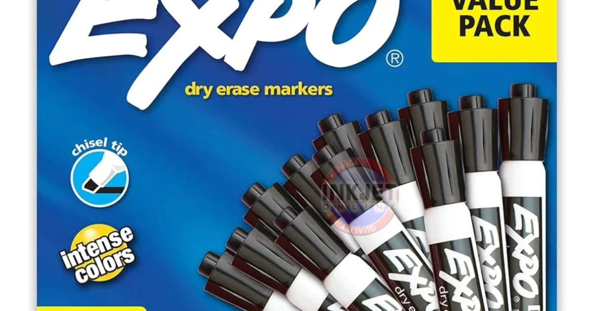 Expo Whiteboard Marker Dry Erase Chisel Black Box 36 Inkjet Online