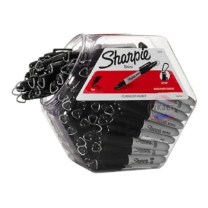 Sharpie Mini Fine Marker Black Canister Pk72 35124