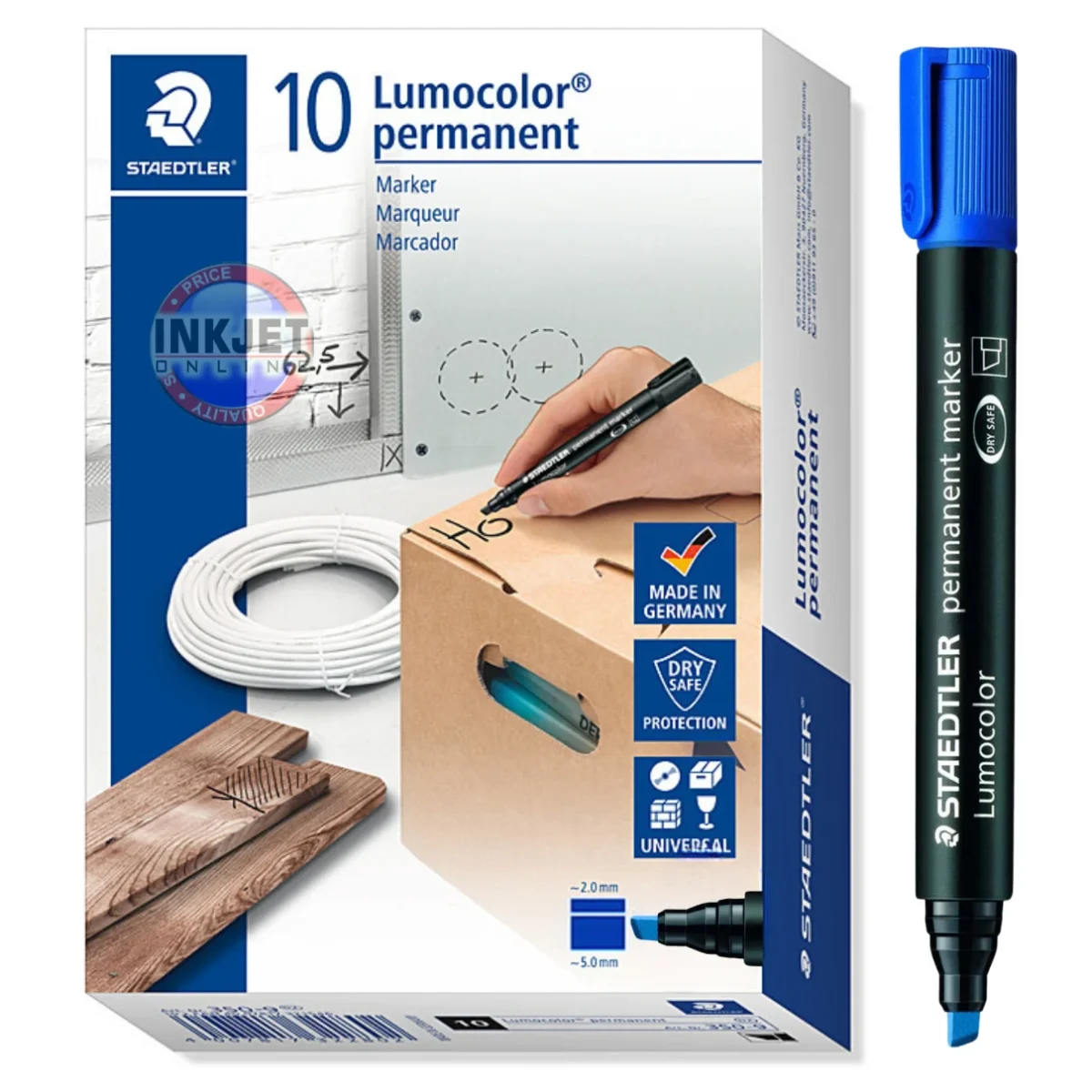 STAEDTLER Lumocolor Correctable Pen M - Box 4 Kleuren - View #8