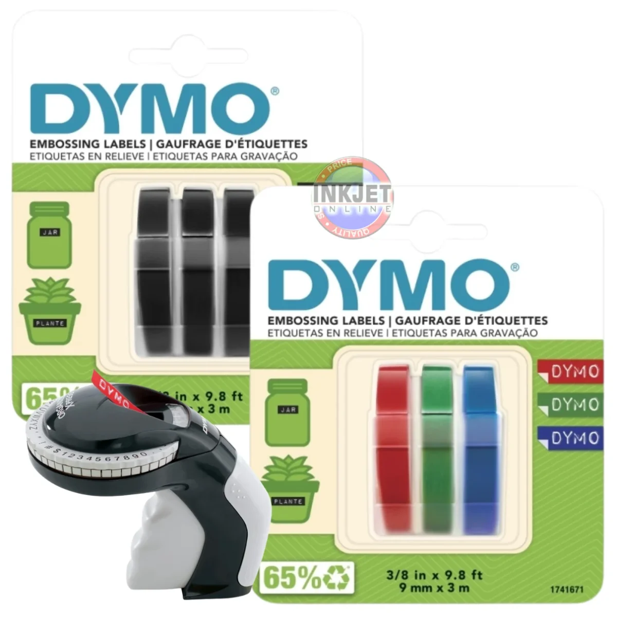 Dymo Embossing Tapes | Create Classic, Engraved Labels – Inkjet Online