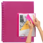 Marbig Display Book A4 Clearview Insert Cover Pink 2008509 Marbig Display Book A4 Clearview Insert Cover Pink 2008509