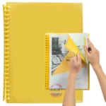 Marbig Display Book A4 Clearview Insert Cover Yellow 2008505