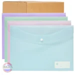 Marbig Doculope Document Wallet A4 Pastel Asstd Pk12 2015098