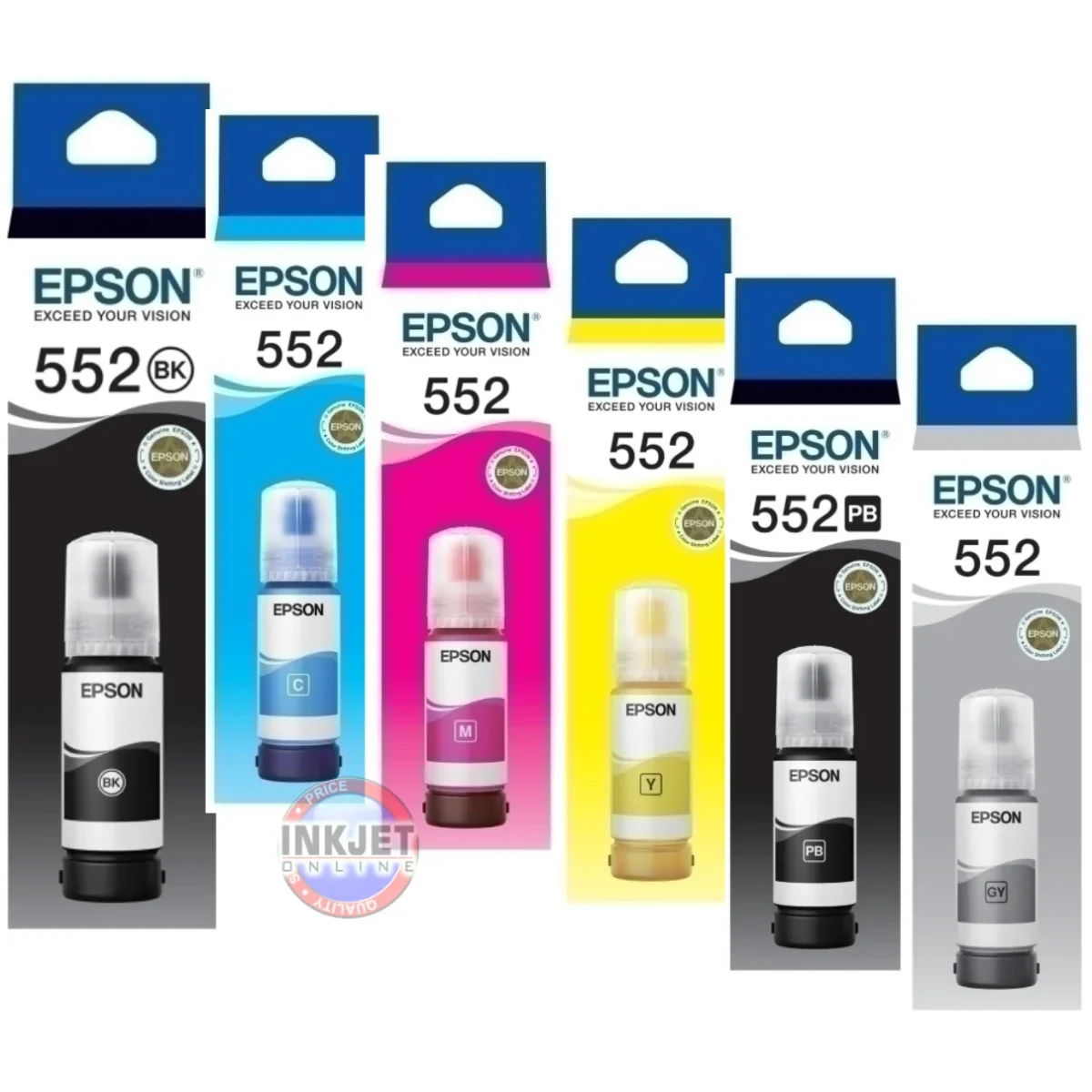 N552 Ink Epson 552 Ink Bottle Pack (6 x Bottles) – Inkjet Online