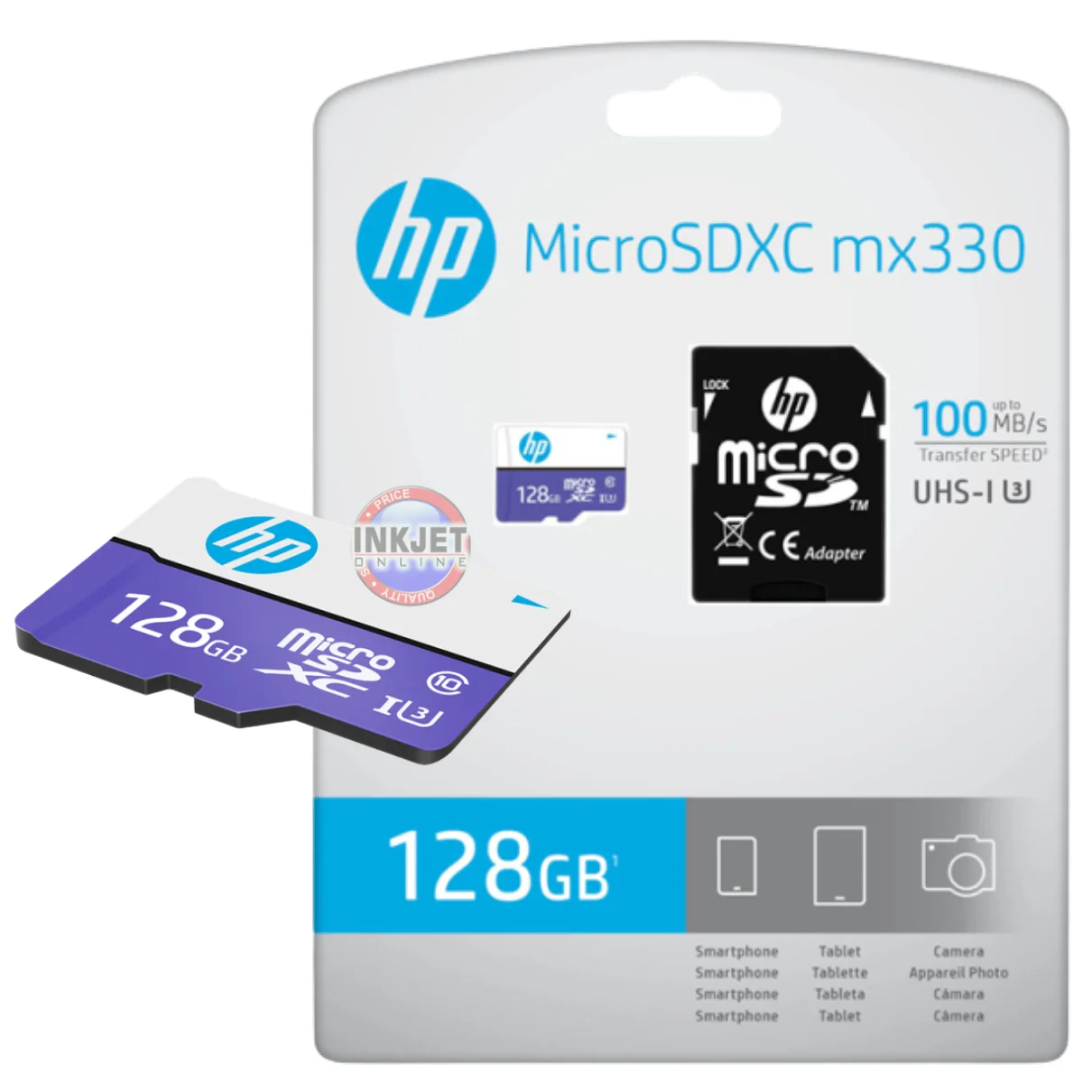 HP Micro SD Card 128gb HPFUD128MX330