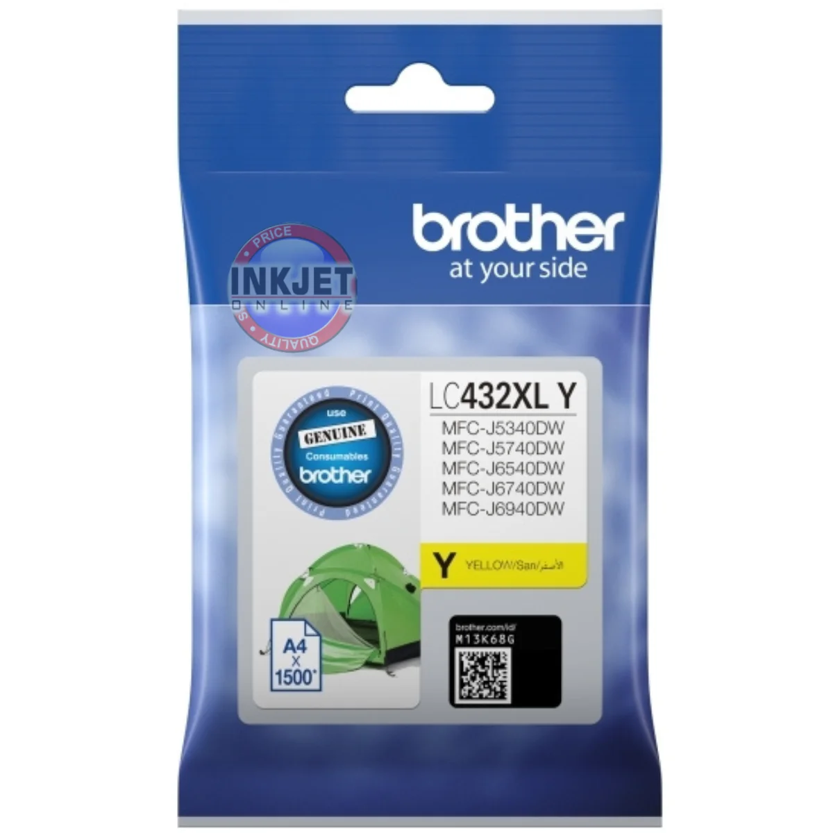 Brother LC432xl Yellow Cartridge