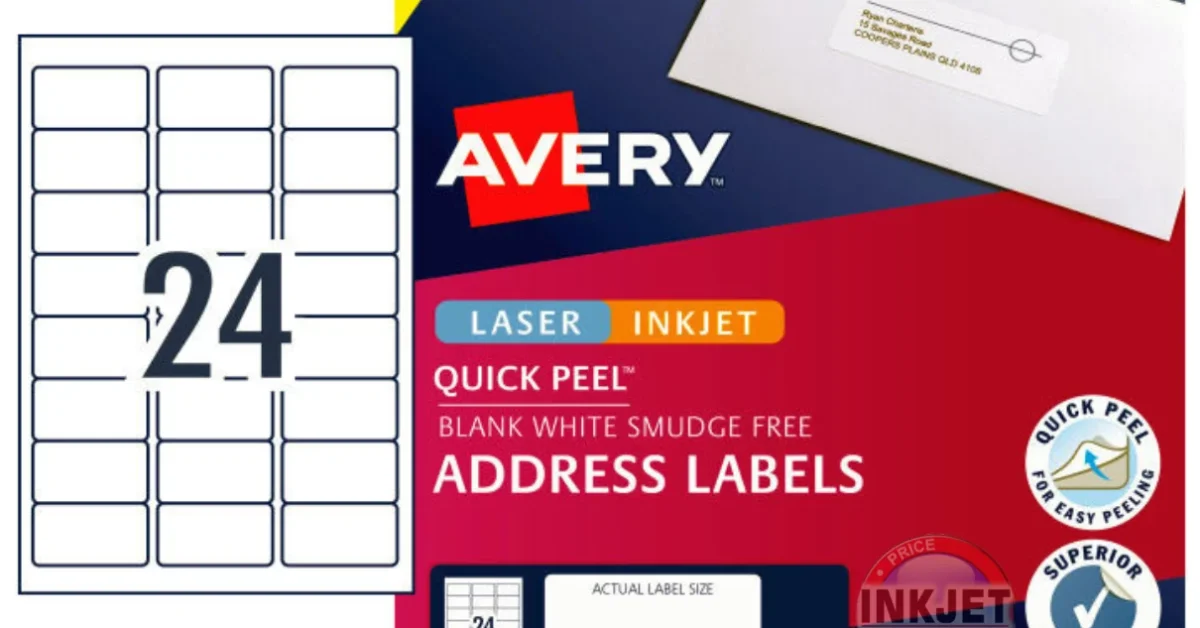 Avery Address Labels (24up) 240 Labels (Laser / Inkjet) – Inkjet Online