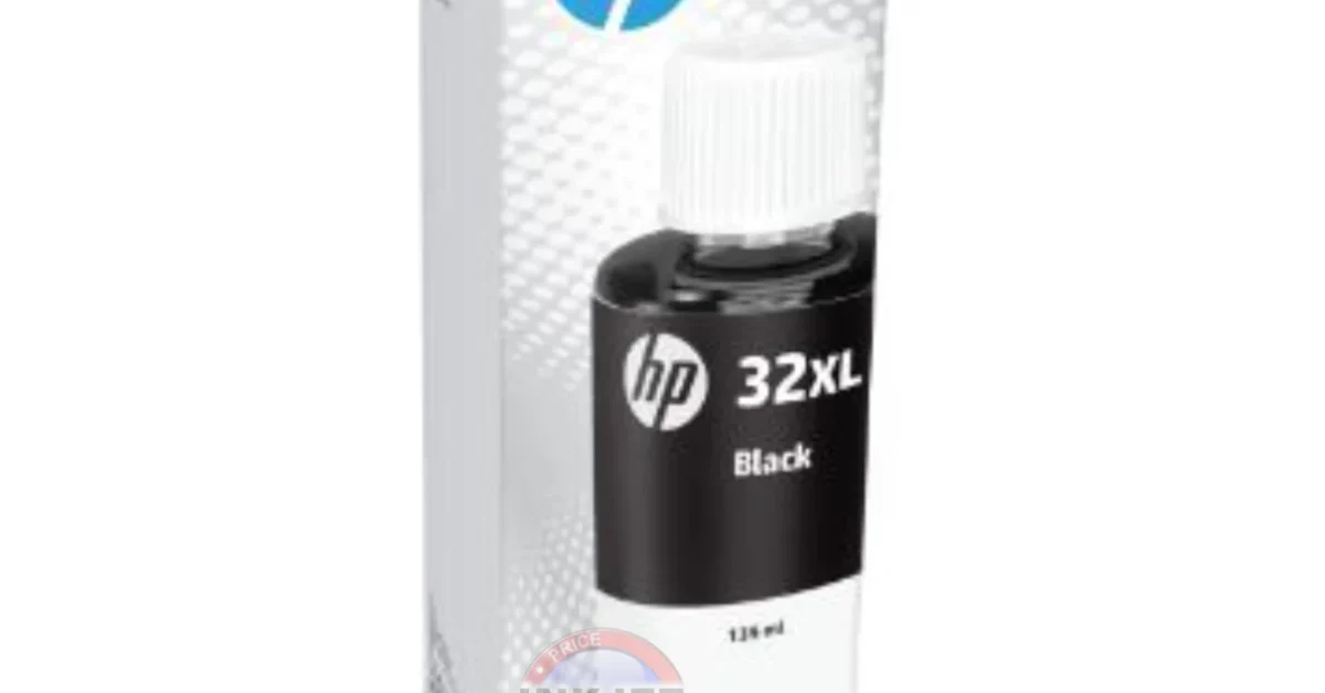 HP 32XL Black Ink Bottle (1VV24AA) | Black Ink for HP Smart Tank ...