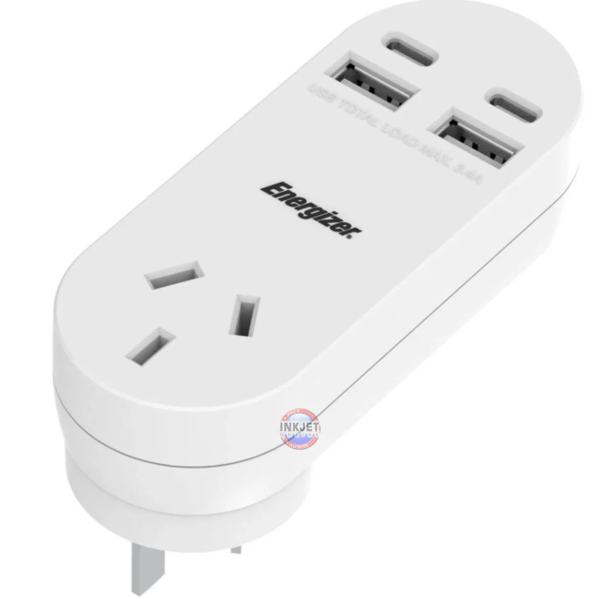 Energizer 1 Outlet Power Adaptor 4 x USB Ports ET-SOS175U