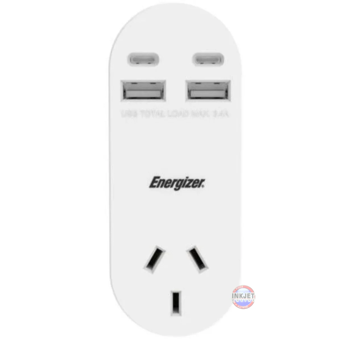 Energizer 1 Outlet Power Adaptor 4 x USB Ports ETSOS175U