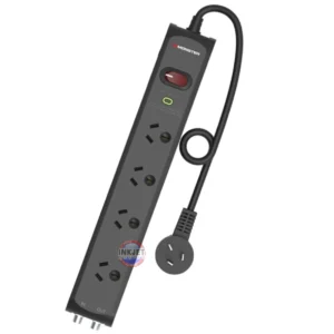 Monster 4 Socket Powerboard F Connectors MTFP4700RFB